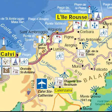 Between Calvi And Ile Rousse Seaside リュミオ